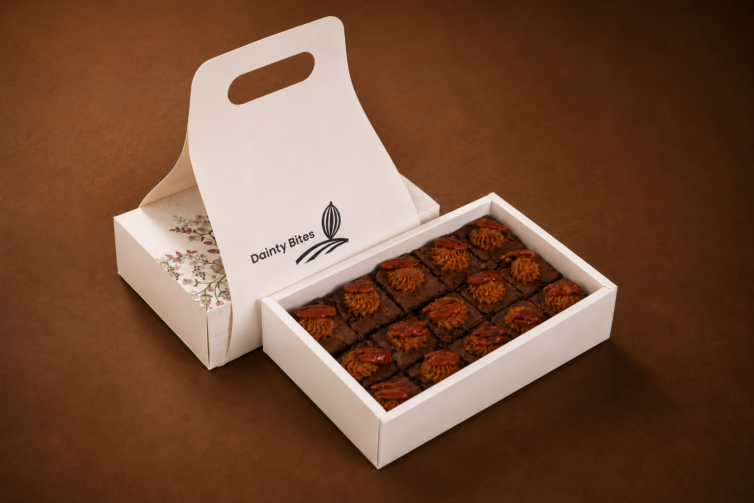 CARRY Pecan Caramel Brownie Box